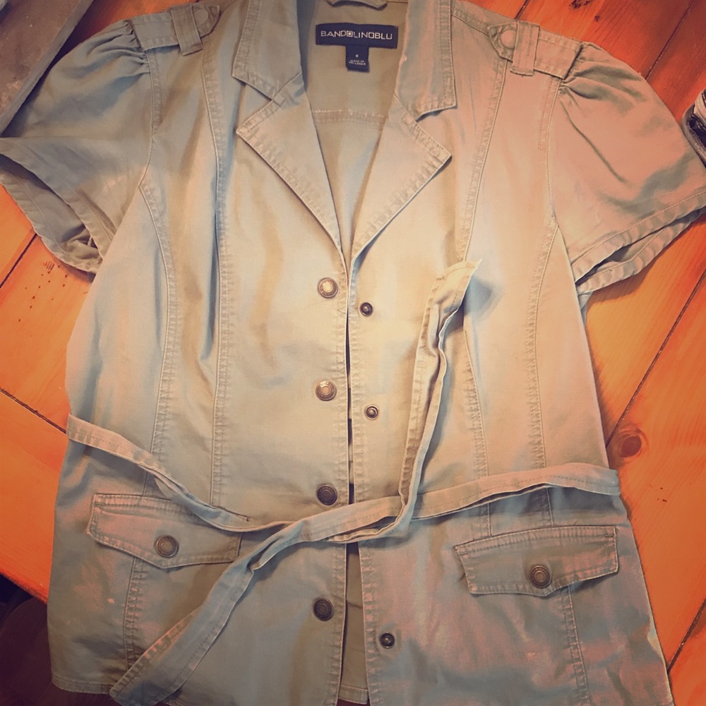 Bandolino Khaki jacket/blouse